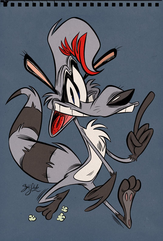 Rocky Rakoon Poster Deviantart Rocky the Raccoon by Themrock on DeviantArt