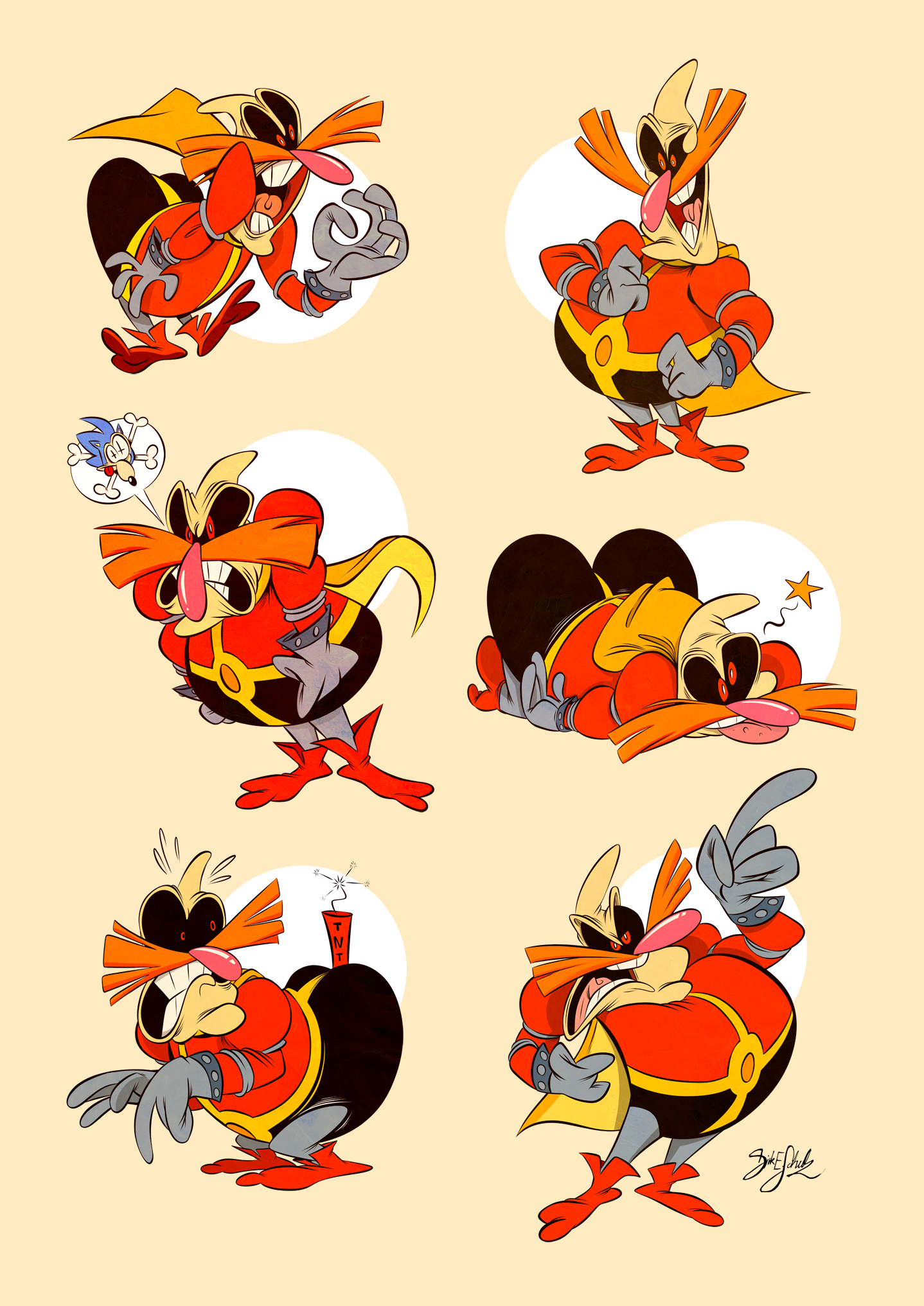 Dr.Robotnik Poses