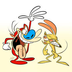 Looks like Ren and Stimpy