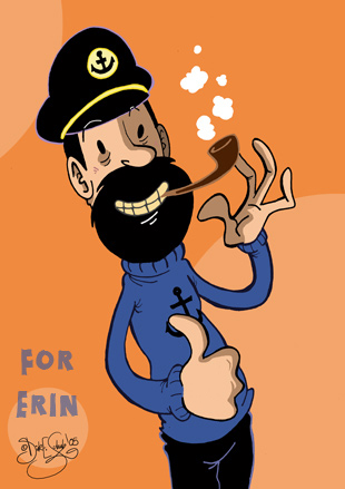 Captain Haddock for Erin