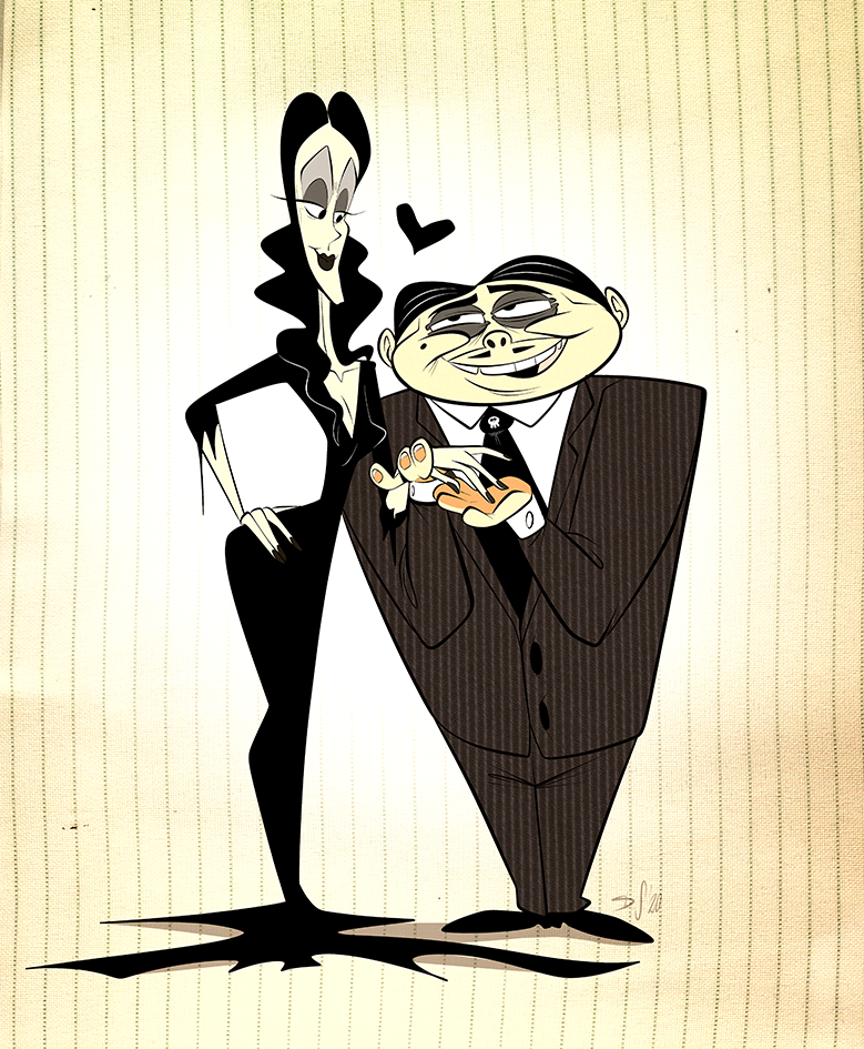 Morticia and Gomez Addams by Themrock on DeviantArt Morticia and Gomez Addams by Themrock on DeviantArt