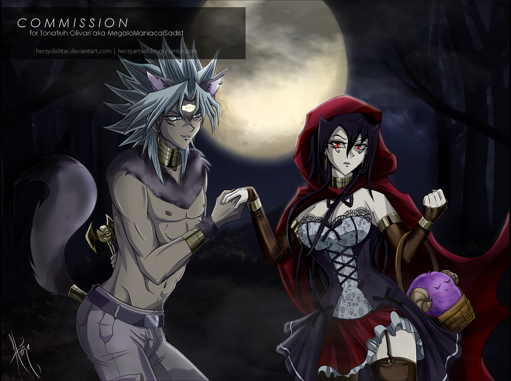 Commission - Marikwolf and Herzyruza by HerzyDIshtar