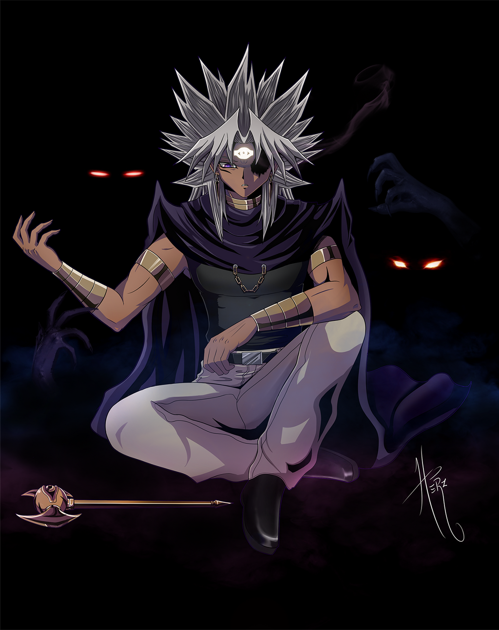 Yami Marik - This Darkness by HerzyDIshtar on DeviantArt
