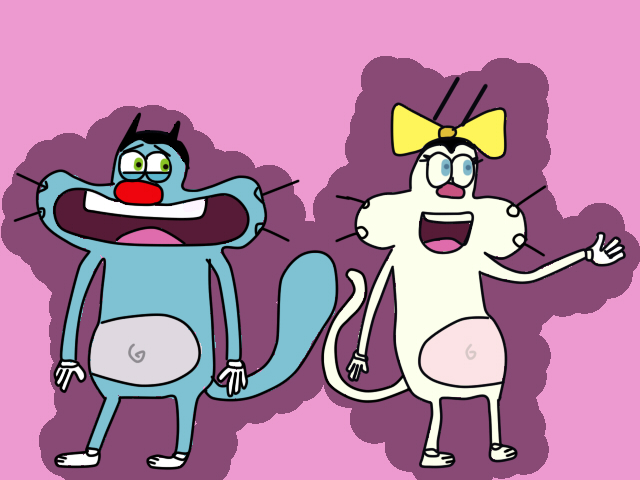 Oggy and Olivia Wallpaper by AmichanAmesan on DeviantArt