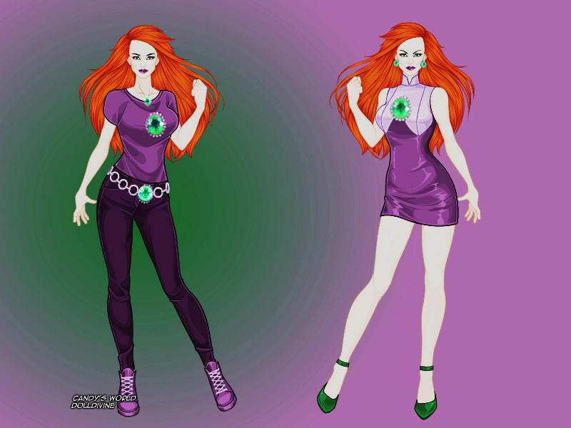 Starfire(Casual and Dress) by SharonQuinn on DeviantArt