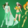 Marvel Ladies in Green