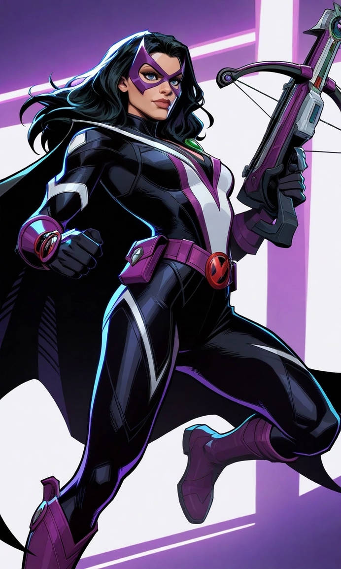 DC Rivals - Huntress by SharonQuinn on DeviantArt