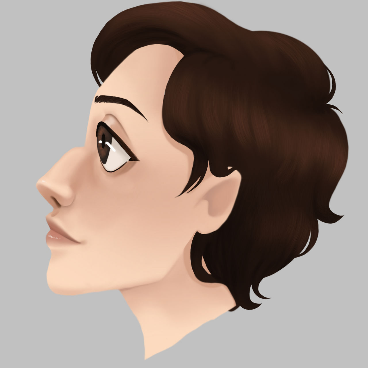 Side Profile Practice by UnderTori on DeviantArt
