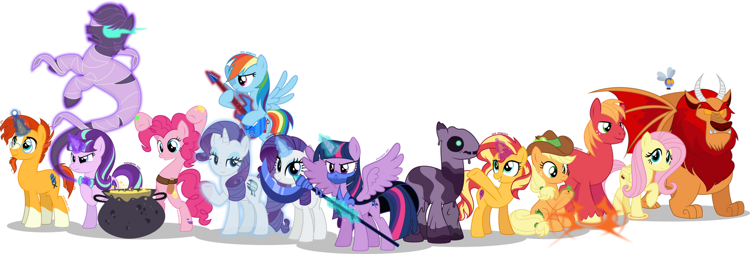 MLP X TOH - Coven Ponies by StellarDusk on DeviantArt