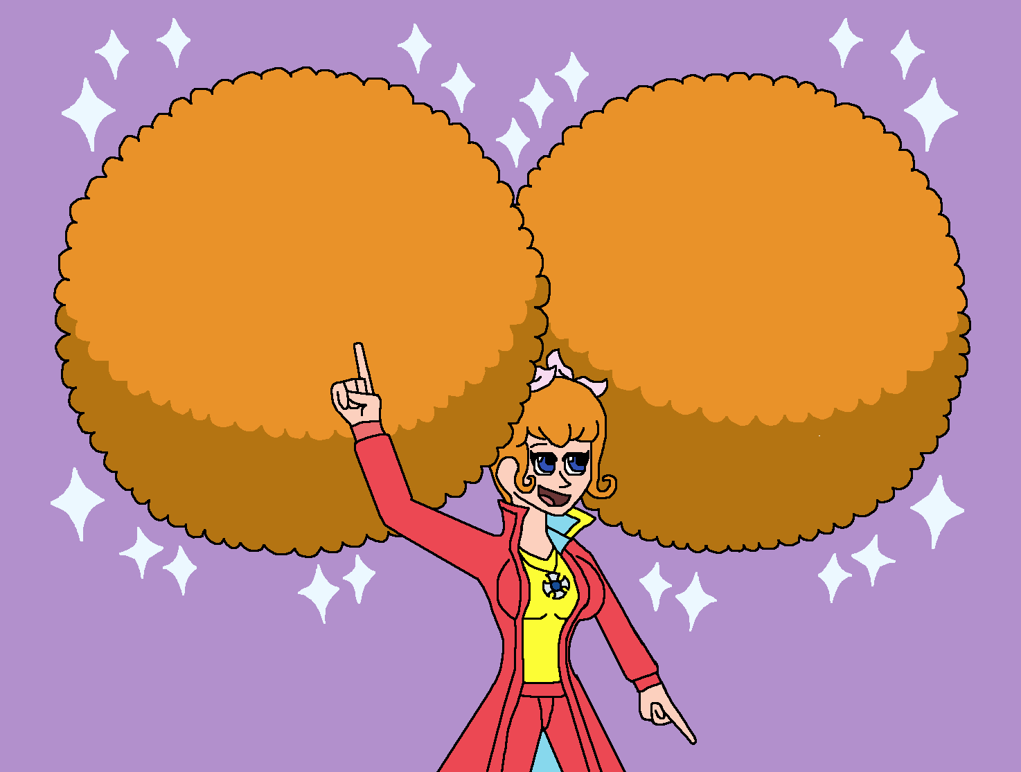 Tickle Magical Girl Tickle Huge Afro Puffs By Atomicboo131 On Deviantart