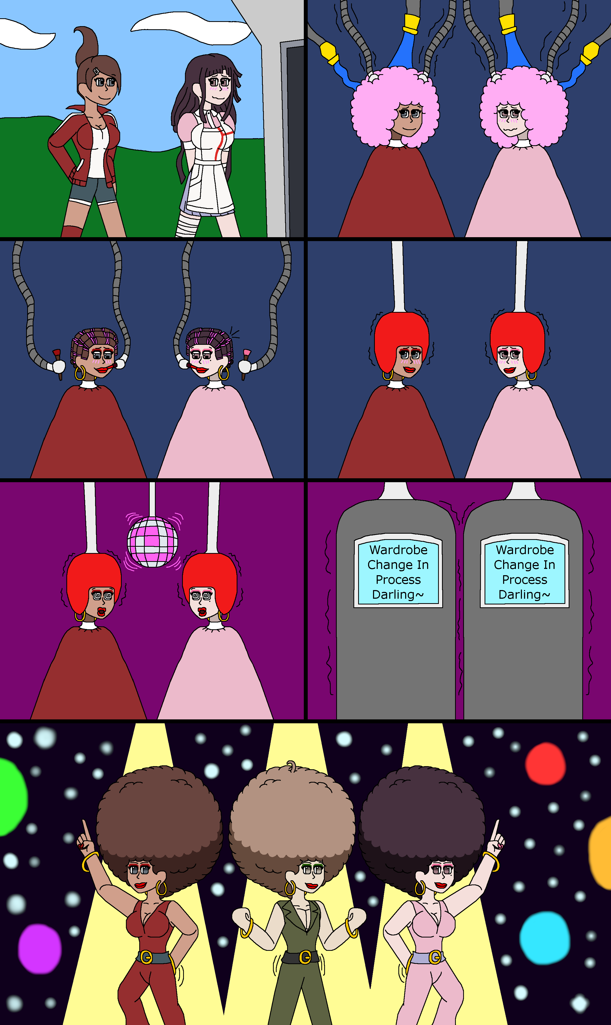 Makeover Machine Girl Deviantart Aoi and Mikan's Disco Machine Makeover by atomicboo131 on DeviantArt