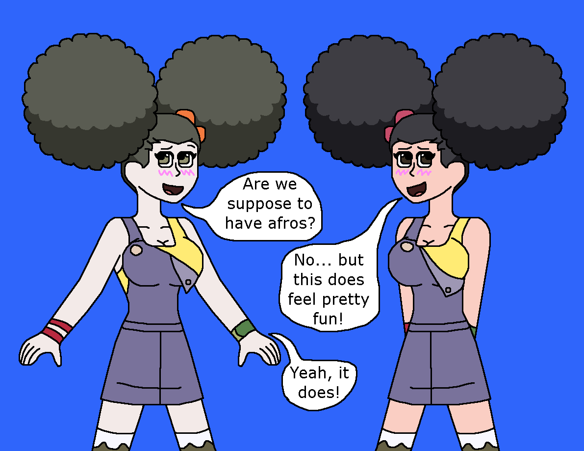 MySims Poppy and Komaru Afro Alt by atomicboo131 on DeviantArt