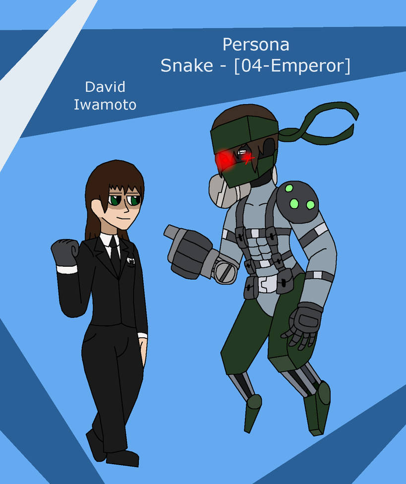 Agent Snake Secret Agent Persona 6 David Iwamoto and Snake by atomicboo131 on ...