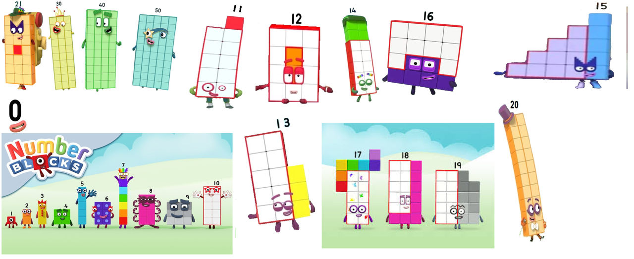 All official numberblocks part 1 by sharkboy77 on DeviantArt
