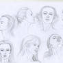 Female Faces Studing