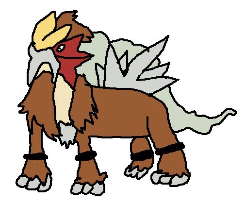 Entei by DaMario101Sonic on DeviantArt