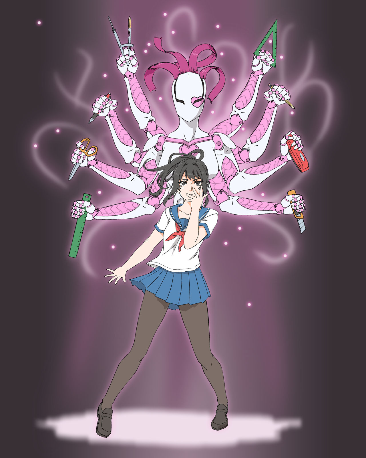 Yandere Simulator: Stand Concept by aea