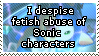 Anti Sonic character Fetish Abuse