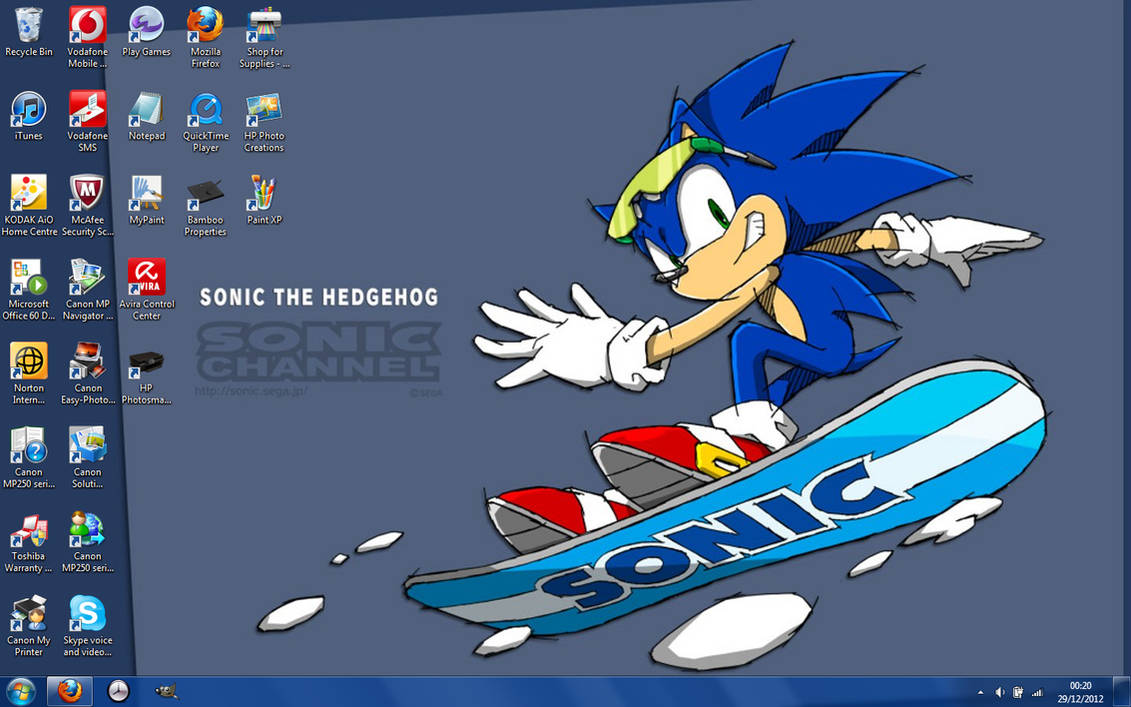 Boarding Sonic Desktop