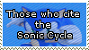 Sonic Cycle is BULLSHIT stamp