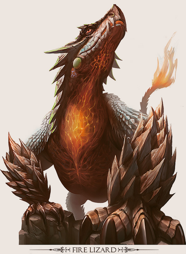 Draw Fire Lizard Fire Lizard by yuchenghong on DeviantArt