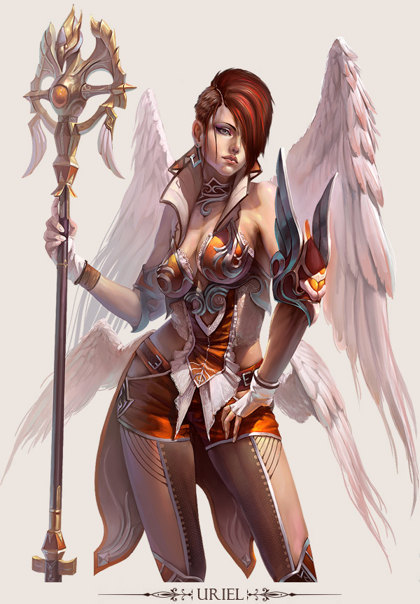 MMO Game Character design Uriel