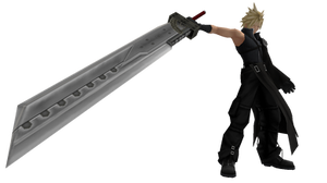 Cloud SSB4 Taunt/Victory Pose Alt (non-animated)