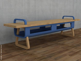 Bench with storage