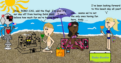 Beach Day for SAG--JA's Summer Art Trade