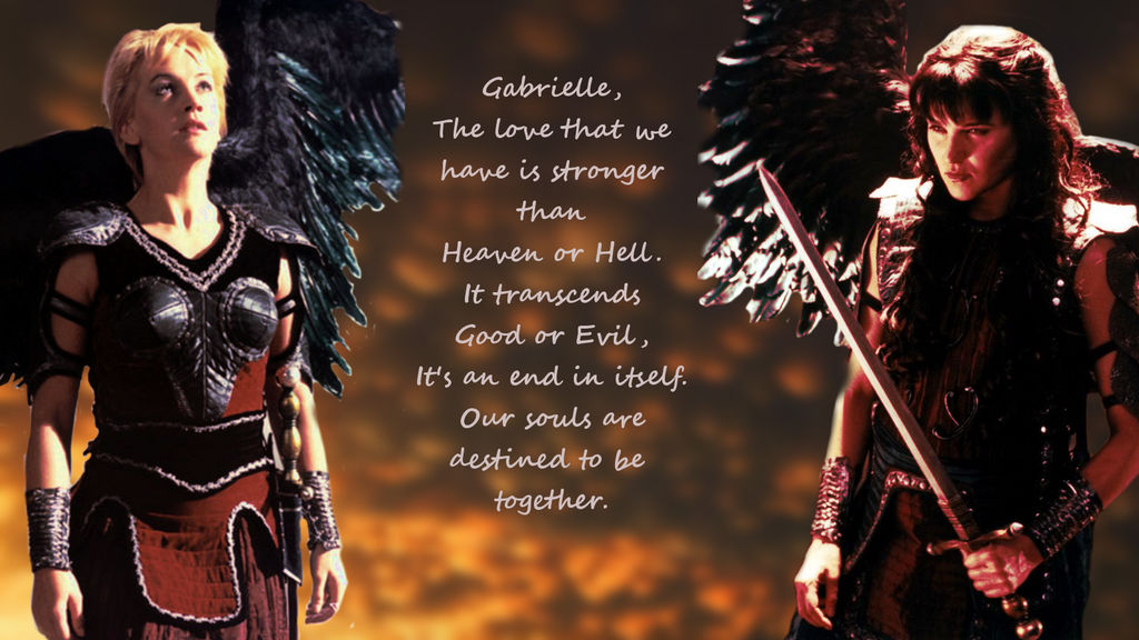 Xena and Gabrielle (Wallpaper)