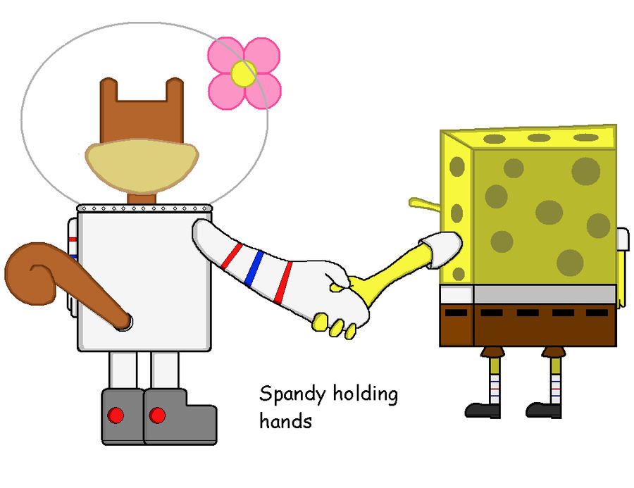 Spandy holding hands by Envytheskunk on DeviantArt