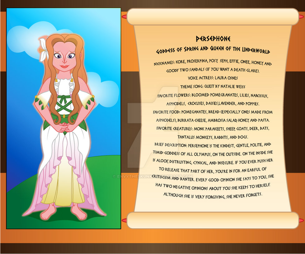 Persephone's Character Description