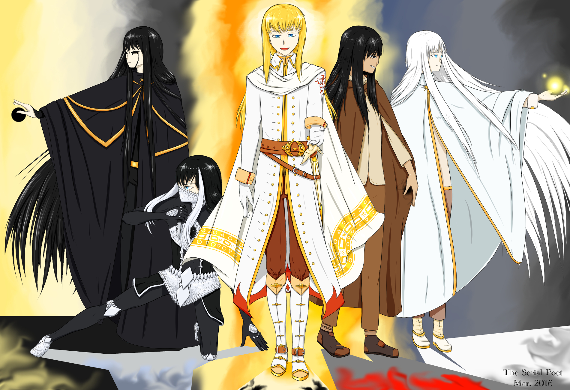 Legend Of The Sun Knight The Five Faces of Grisia Sun by TheSerialPoet on DeviantArt