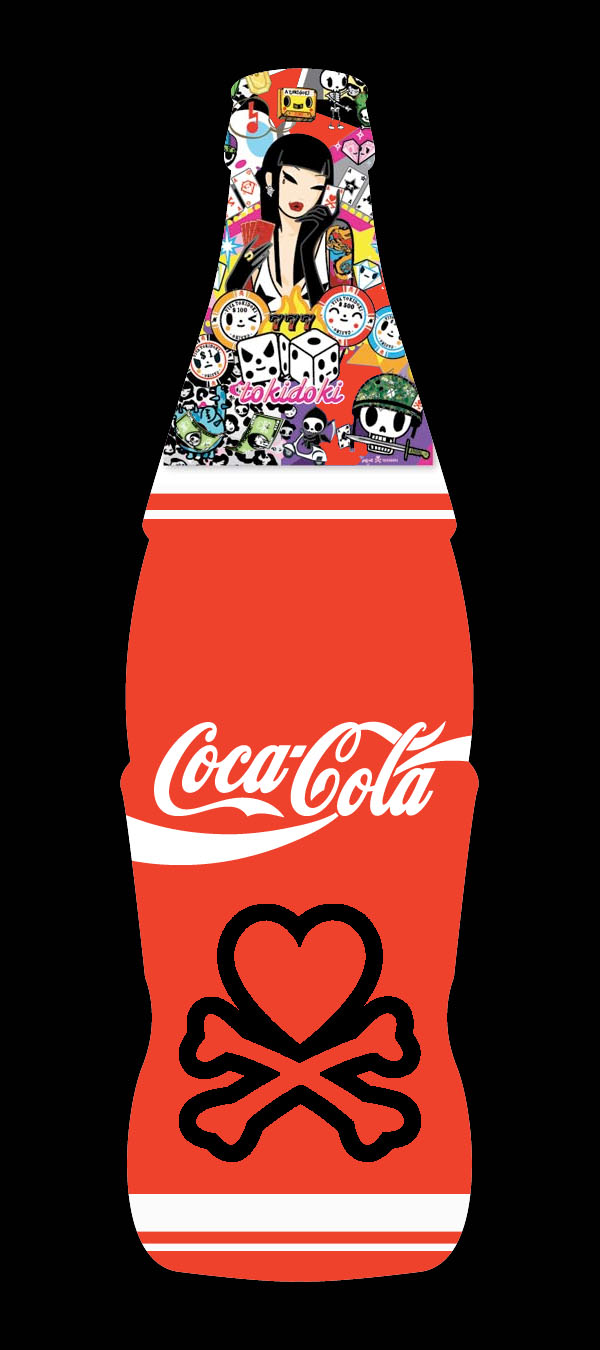 Tokidoki LV Coke Bottle Design