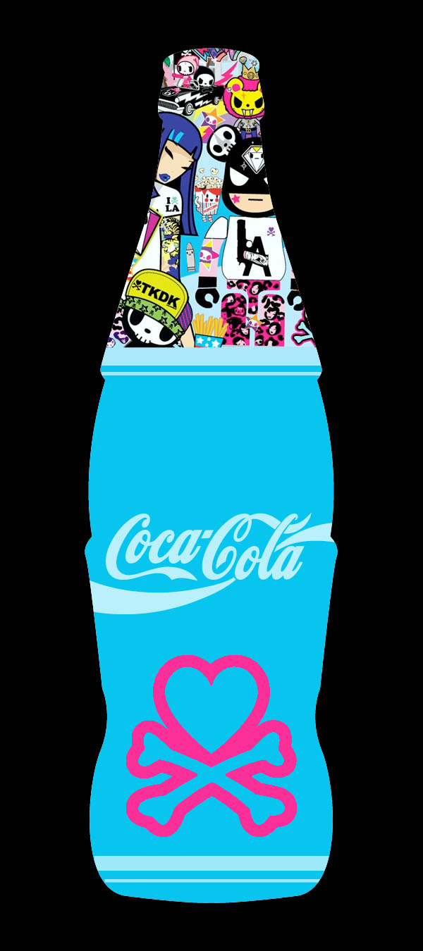 Tokidoki LA Coke Bottle Design