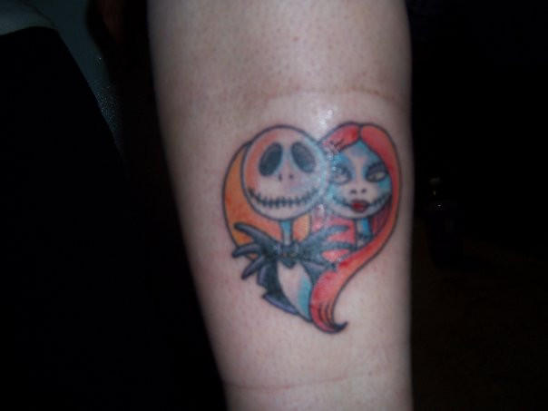 Jack and Sally tattoo by BrokenValentine14 on DeviantArt