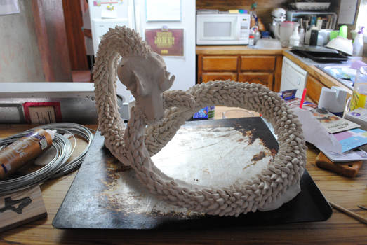 WIP Ouroboros sculpture