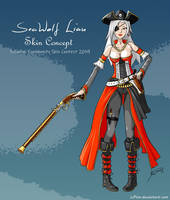 Skin Concept for Lian (Paladins) by LiPino