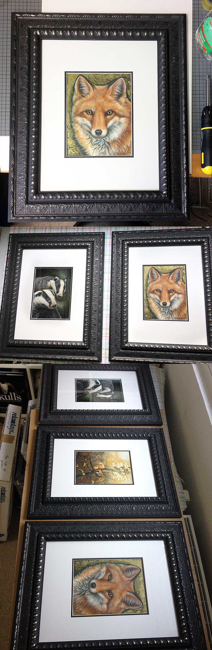 Busy mounting and framing