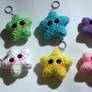 Kawaii Crochet Star Keychains -PATTERN AVAILABLE-