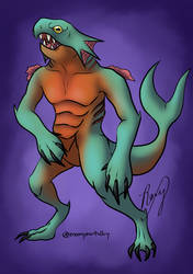 Spooktober Day 2: Fishman