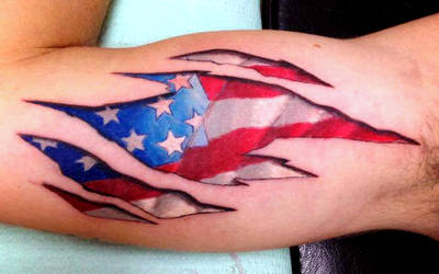 American Flag Tattoo