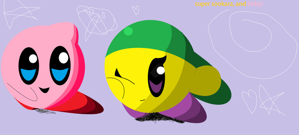 Sookara and Kirby by X-AnonyMonster-X on DeviantArt