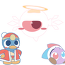 Chibi Kirby Villian Stickers