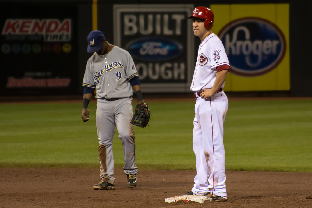 Todd Frazier on 2nd Base - May 10th, 2013