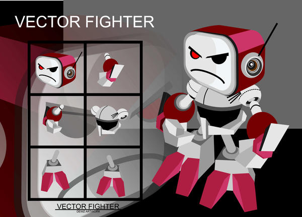 Vector Student Fightter vector fighter by FreshDewZ on DeviantArt