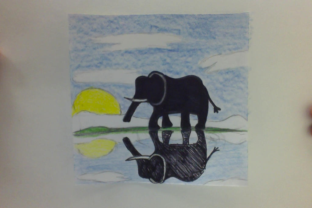 Elephant Reflection #2