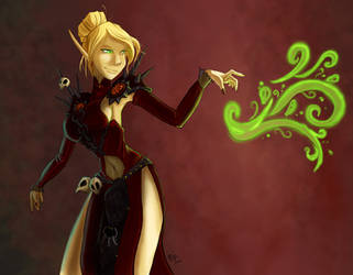 Blood Elf Warlock.