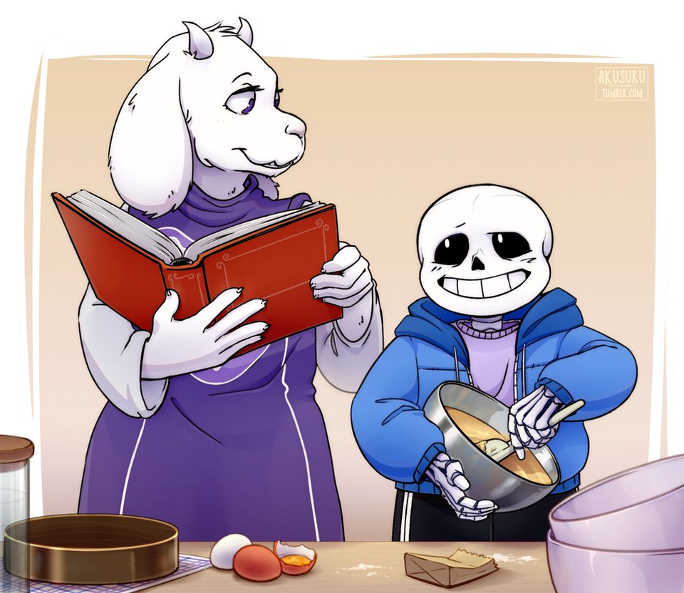 Sans' Cooking Lesson