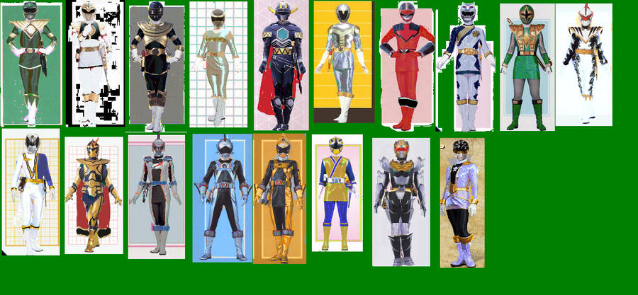 Female 6th Rangers + Male Go-On Silver by MorbyGanaWhoDA on DeviantArt